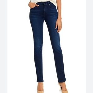 7 for all mankind high waist straight leg